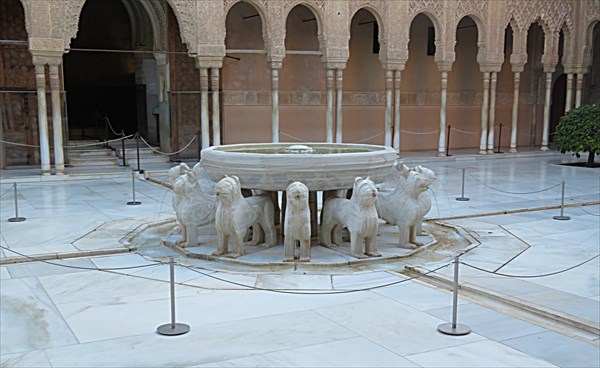 209-Львиныи дворик, дворец Львов, Альгамбра